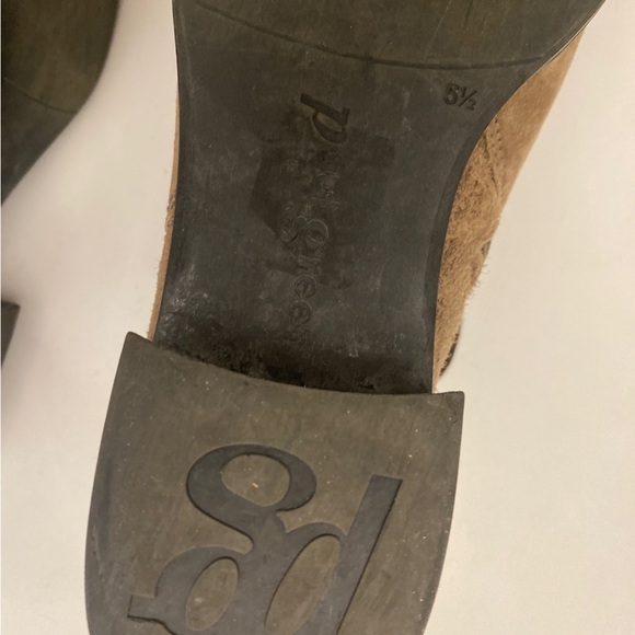 Paul Green || Boston Suede Ankle Bootie Beige Tan UK 5.5 US 8 - Picture 6 of 8